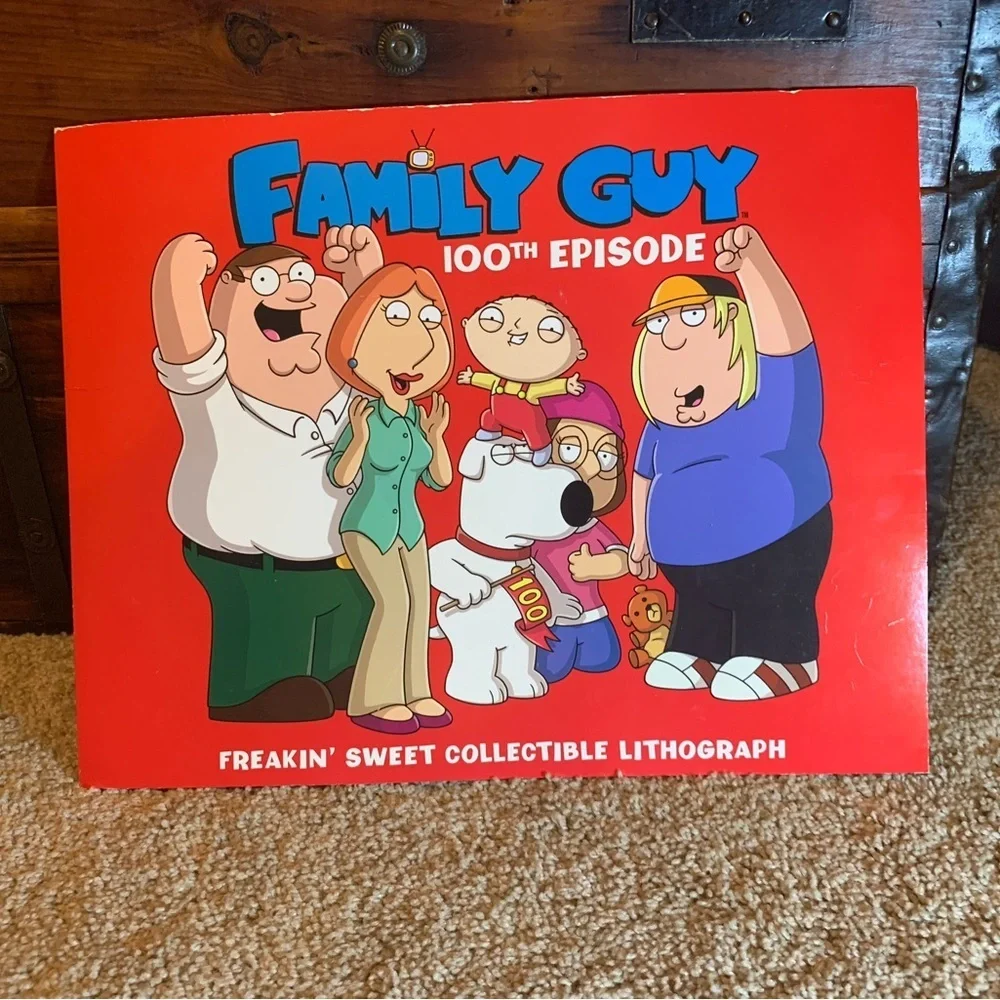 Family Guy 100th episode collectable lithograph Best Buy exclusive limited print